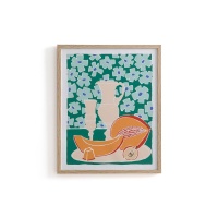 Постер С рисунком в рамке 40x50 см Ramiro единый размер разноцветный LA REDOUTE INTERIEURS  фото, kupilegko.ru